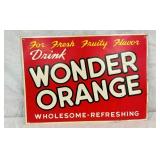 EARLY SST EMB. WONDER ORANGE SIGN