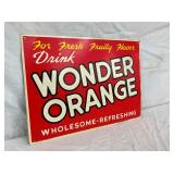 EARLY SST EMB. WONDER ORANGE SIGN