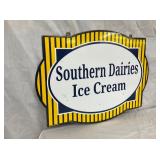 PORC. SOUTHERN DAIRIES ICE CREAM SIGN