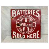 DSP WILLARD BATTERIES SOLD HERE SIGN