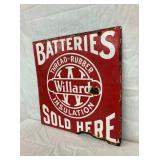 OTHERSIDE PORC. WILLARD BATTERIES SIGN