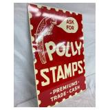 DS METAL POLLY STAMPS SIGN