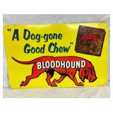 SST EMB. BLOOD HOUND TOBACCO SIGN