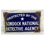 PORC. SONDOCK NATIONAL AGENCY SIGN
