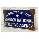PORC. SONDOCK NATIONAL AGENCY SIGN