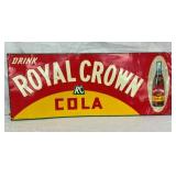 1936 EMB. DRINK ROYAL CROWN SIGN 