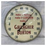 12IN. GALLAGHER & BURTON THERMOMETER 