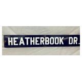 SSP HEATHERBOORK DR. ROAD SIGN 
