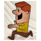 DIE CUT BARNEY CARNIVAL SIGN