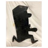 BACK VIEW DIE CUT BARNEY CARNIVAL SIGN