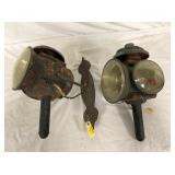 UNUSUAL VICTORIAN HURSE LIGHTS
