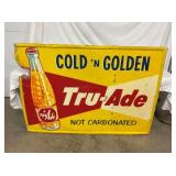TRU-ADE SELF FRAMED SIGN W/BOTTLE
