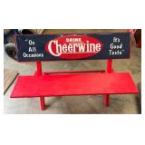 4FT. EMB. CHEERWINE BENCH 