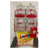 4 JAR LANCE RACK W/JARS