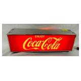 ENJOY COCA-COLA COUNTER LIGHT UP SIGN