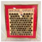 DISCOVER AMERICA COKE DRINK CAP COLL.