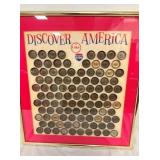 FRAMED DRINK CAP COLLECTION 18X20