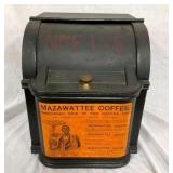 MAZAWATTEE COFFEE TIN