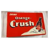 SIDE 2 ORANGE CRUSH FLANGE SIGN 