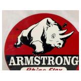 TOP VIEW CONTEMPORARY SIGN  W/RHINO 