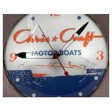 CLOSE UP VIEW W/MOTORBOAT 