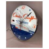 SIDE VIEW CONTEMPORARY CLOCK 