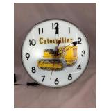 CATERPILLAR LIGHTED CLOCK 