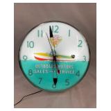 MERCURY OUTBOARD MOTORS CLOCK 