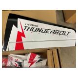 CLOSE UP VIEW LYCOMING THUNDERBOLT WING 