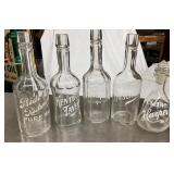 GROUP PHOTO EMB. WHISKEY BOTTLES 