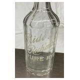 WHISKEY BOTTLE W/EMB. LETTERING 
