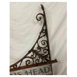 TOP VIEW W/HEAVY IRON SCROLL WORK 