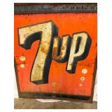 CLOSE UP VIEW 7-UP SIGN 