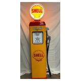 SHELL GAS PUMP W/GLOBE 