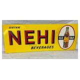 EMB. NEHI BEV. SIGN W/ BOTTLE