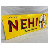 EMB. NEHI BEV. SIGN W/ BOTTLE