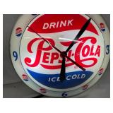 PEPSI COLA BUBBLE CLOCK