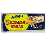 WOODEN SUNBEAM BREAD SIGN W/ LOAF DS