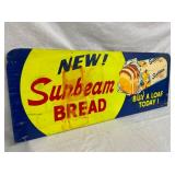 WOODEN SUNBEAM BREAD SIGN W/ LOAF
