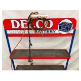 DELCO BATTERY RACK W/ CHARGER