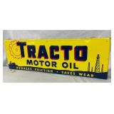 EMB. TRACTO MOTOR OIL SIGN 35X11