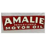 AMALIE OIL SIGN 36X12