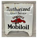 PORC. AUTHORIZED MOBILOIL SIGN 20X23