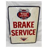 EMB. BRAKE SERVICE WAGNER SIGN 35X47
