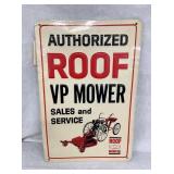 ROOF AUTHORIZED VP MOWER EMB. SIGN