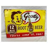 GOODY ROOT BEER TACKER SIGN