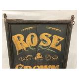 TOP VIEW TRADE SWINGER SIGN