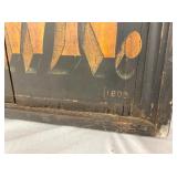 1809 HAND PAINTED ROSE & CROWN SIGN