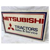 MITSUBISHI TRACTORS DEALER EMB. SIGN