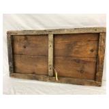 BACKVIEW EARLY WOODEN SIGN